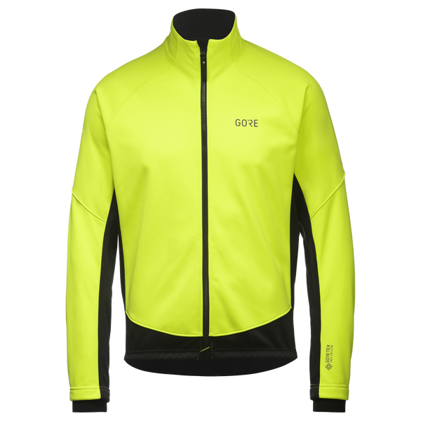 gore wear C3 WINDSTOPPER® Thermo Jacket Mens Neon Yellow/Black