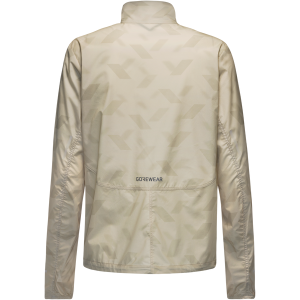 Gore Wear CONCURVE 3D Graphic Windbreaker Womens Tech Beige