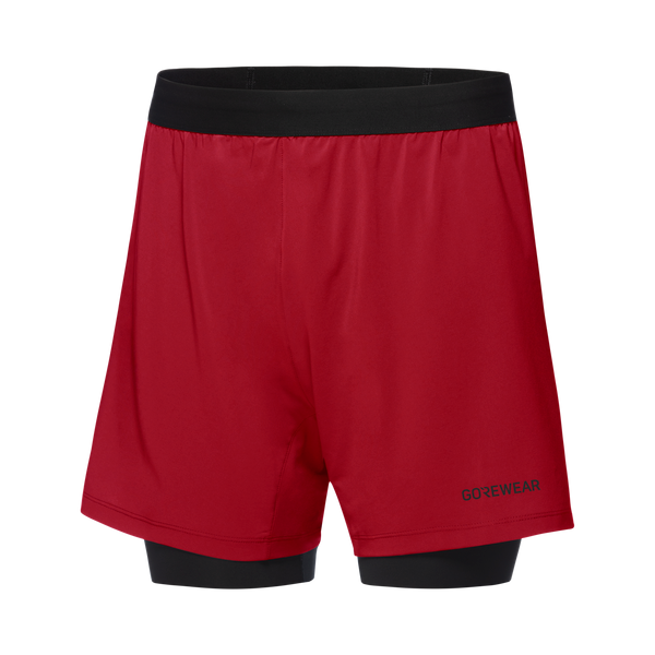 Gore Wear CONCURVE 5” 2in1 Shorts Mens Utility Red/Black