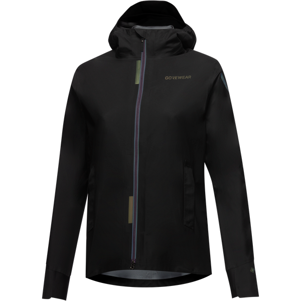 Gore Wear CONCURVE LE3 GORE-TEX Jacket Iridescent Trim Womens Black