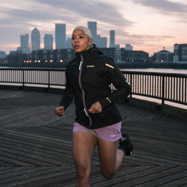 Gore Wear CONCURVE LE3 GORE-TEX Jacket Iridescent Trim Womens Black