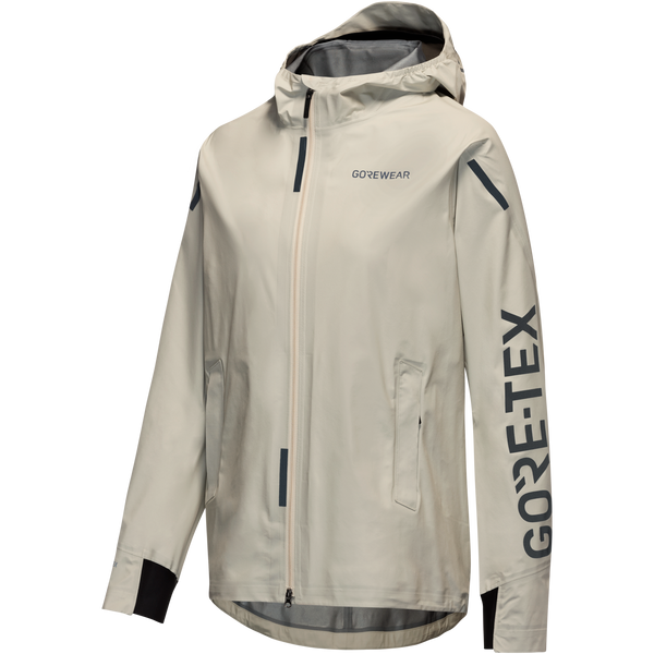 Gore Wear CONCURVE LE4 GORE-TEX Jacket Sleeve Logo Womens Tech Beige
