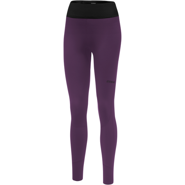 Gore Wear CONCURVE Thermo Hybrid Tights Womens Purple Indigo