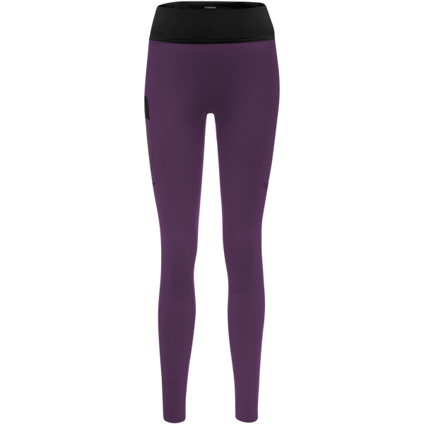 gore wear CONCURVE Thermo Hybrid Tights Womens Purple Indigo