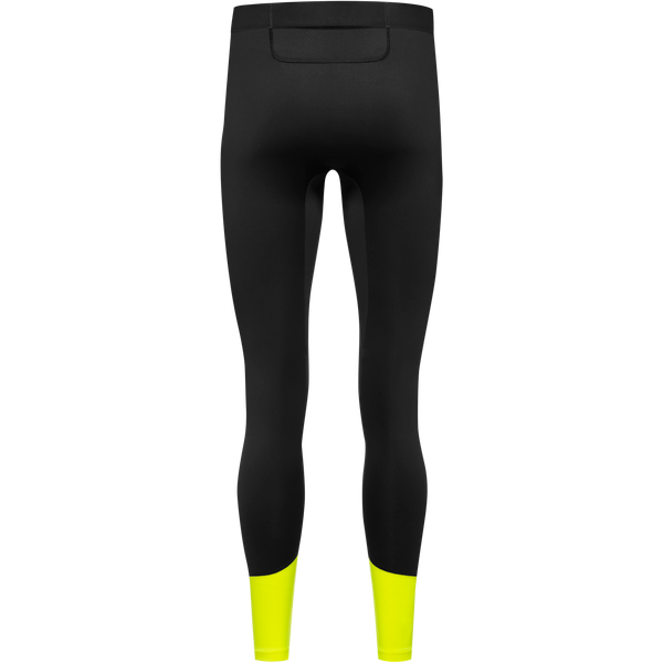 Gore Wear CONCURVE Thermo Tights Mens Black/Neon Yellow