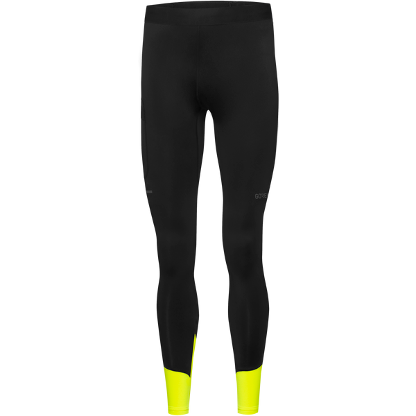 Gore Wear CONCURVE Thermo Tights Mens Black/Neon Yellow