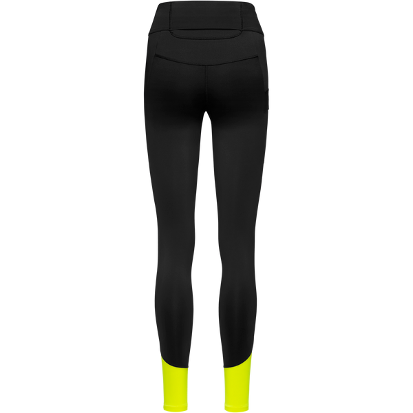 Gore Wear CONCURVE Thermo Tights Womens Black/Neon Yellow