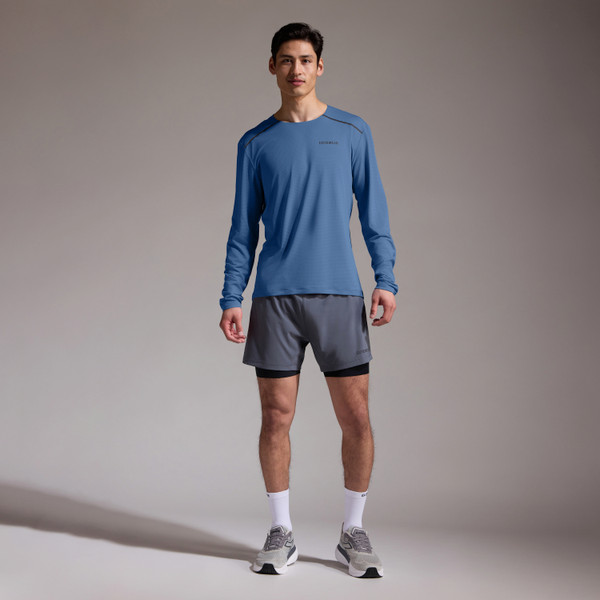 Gore Wear Contest 2.0 Long Sleeve Tee Mens Cargo Blue