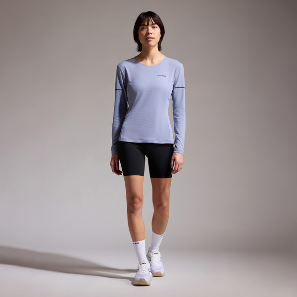 Gore Wear Contest 2.0 Long Sleeve Tee Womens Amethyst Grey