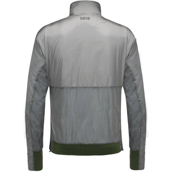 Gore Wear Drive WINDSTOPPER® Jacket Mens Lab Gray/Utility Green