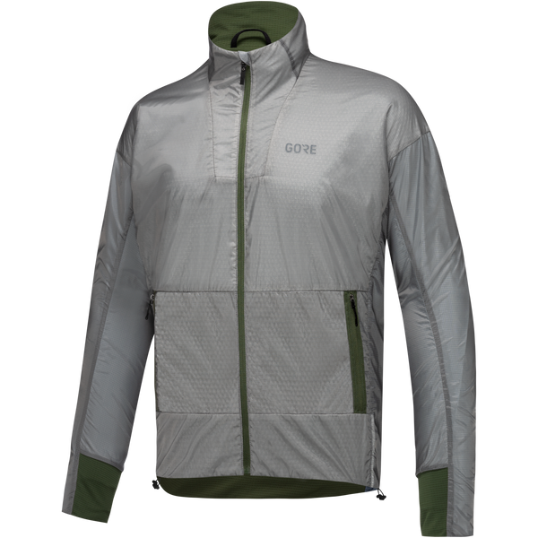 Gore Wear Drive WINDSTOPPER® Jacket Mens Lab Gray/Utility Green