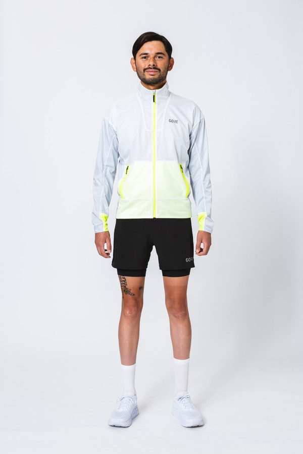 Gore Wear Drive WINDSTOPPER® Jacket Mens Lab Gray/Utility Green