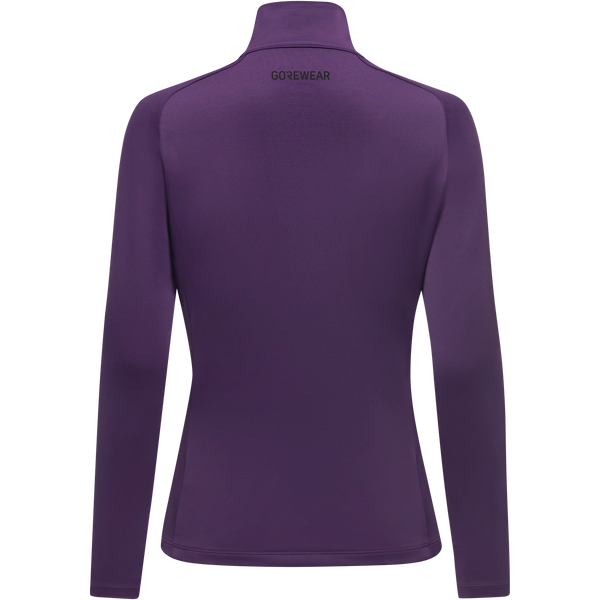 Gore Wear Everyday Mid 1/4 Zip Womens Purple Indigo