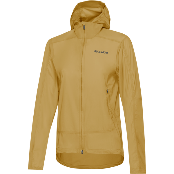 Gore Wear FERNFLOW Hooded Windbreaker Womens Tuscan Sand