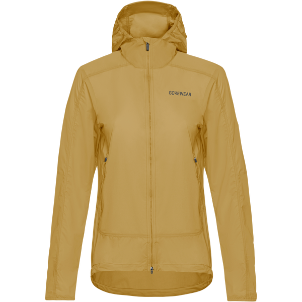 gore wear FERNFLOW Hooded Windbreaker Womens Tuscan Sand