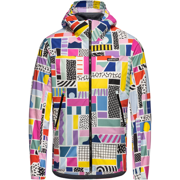 gore wear FERNFLOW x Dr. Bullock Hooded Windbreaker Mens Multicolor