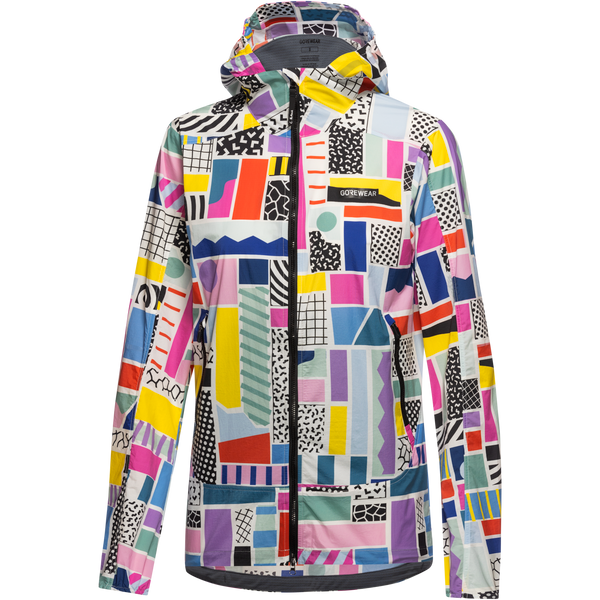 Gore Wear FERNFLOW X Dr. Bullock Hooded Windbreaker Womens Multicolor