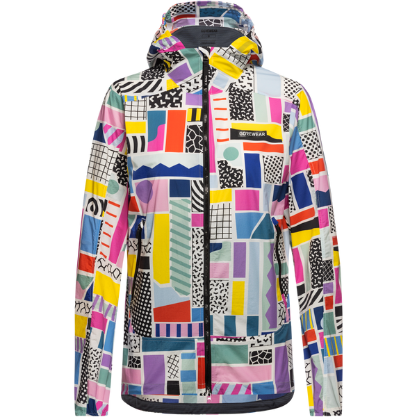 gore wear FERNFLOW x Dr. Bullock Hooded Windbreaker Womens Multicolor