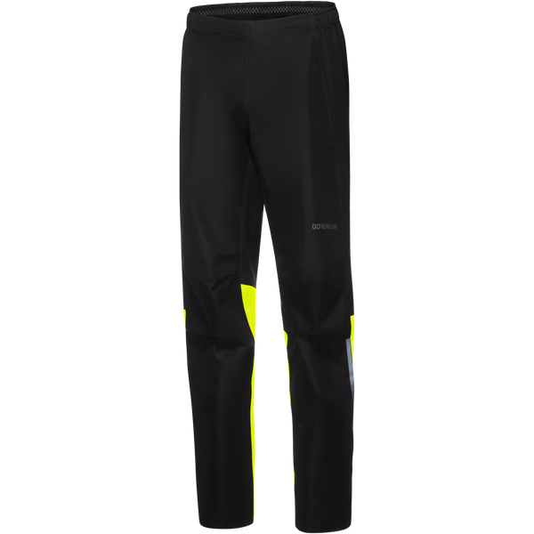 Gore Wear GLIDEWHEEL GORE-TEX Pants Mens Black/Neon Yellow