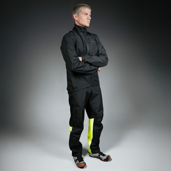 Gore Wear GLIDEWHEEL GORE-TEX Pants Mens Black/Neon Yellow