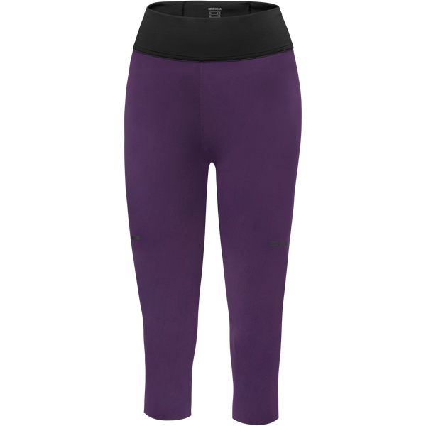 Gore Wear CONCURVE 3/4 Tights Womens Purple Indigo