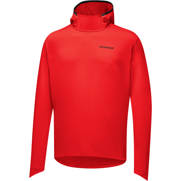 Gore Wear Everyday Tech Hoodie Mens Lab Red