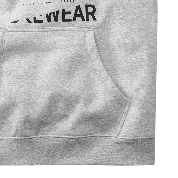 Gore Wear Fracture Logo Hoodie Heather Grey