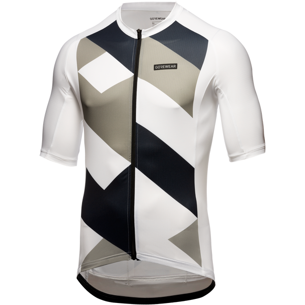 Gore Wear Spirit Signal Jersey Mens White/Lab Gray