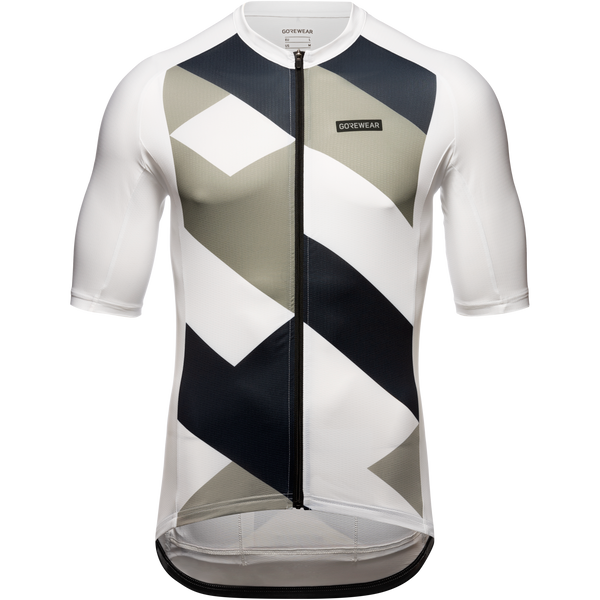 gore wear Spirit Signal Jersey Mens White/Lab Gray