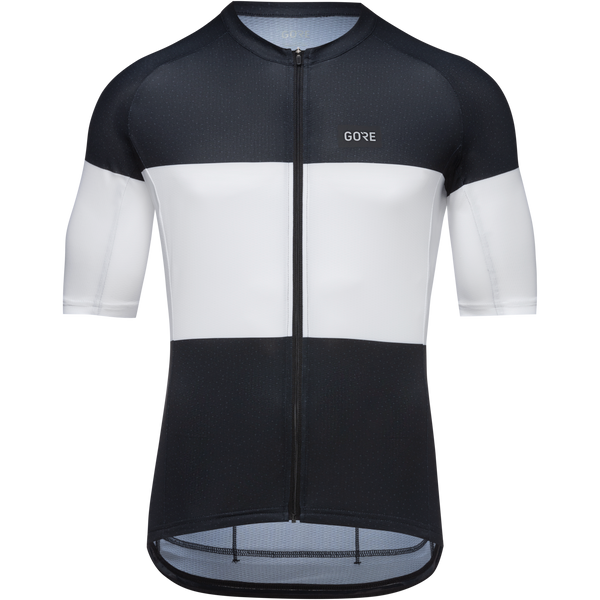 gore wear Spirit Stripes Jersey Mens Black/White