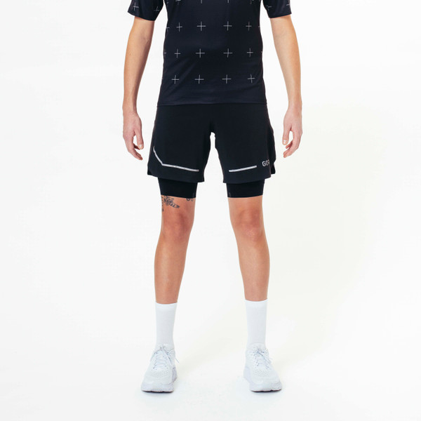Gore Wear Ultimate 2in1 Shorts Mens Black