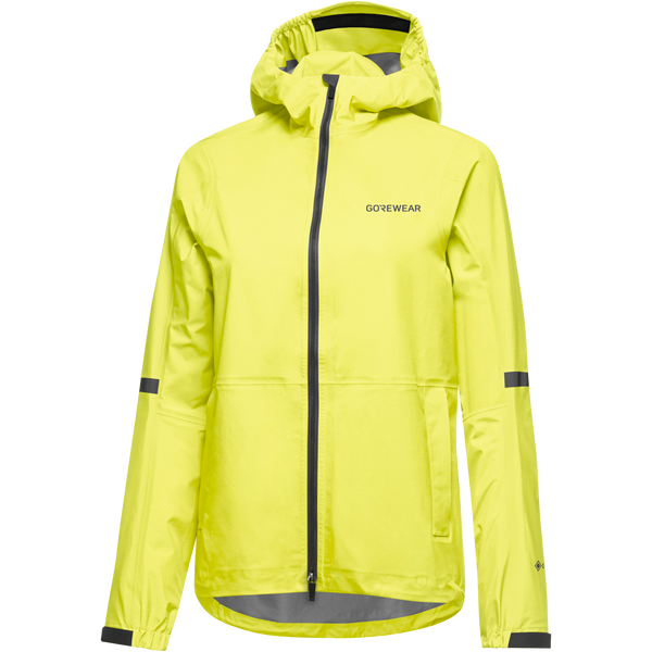 Gore Wear LUPRA 2.0 GORE-TEX Hooded Jacket Womens Lime Yellow