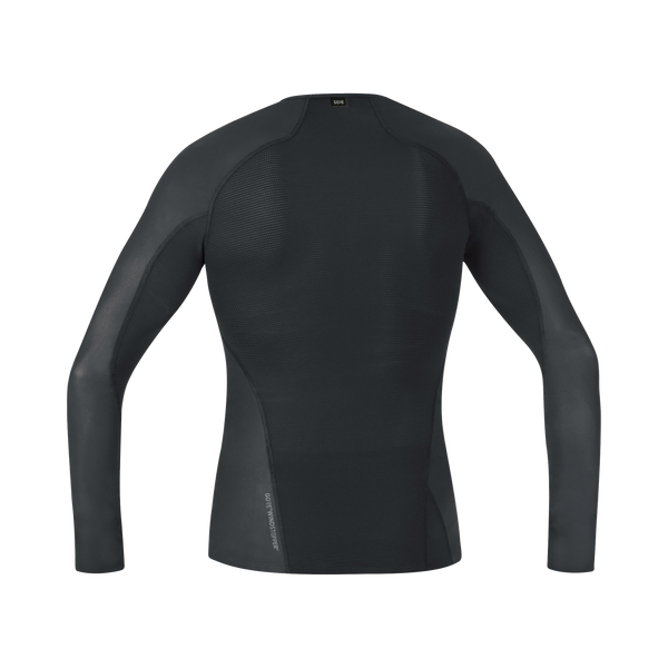 Gore Wear M WINDSTOPPER® Base Layer Long Sleeve Shirt Mens Black