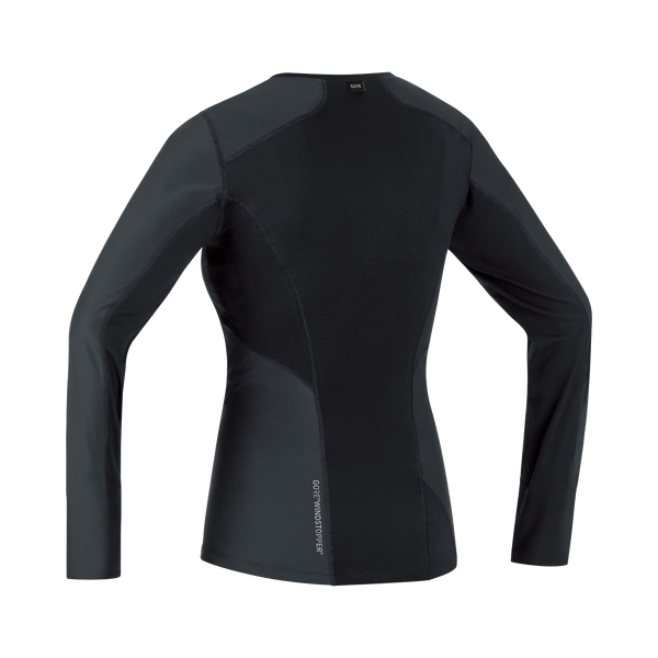 Gore Wear M WINDSTOPPER® Base Layer Long Sleeve Shirt Womens Black