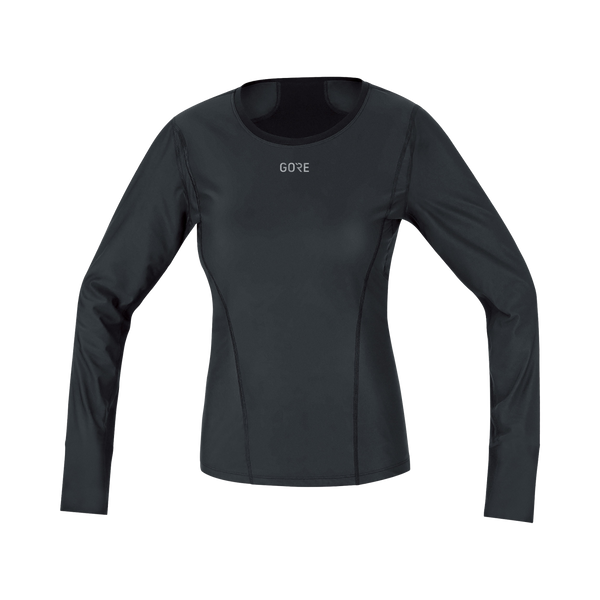 gore wear M WINDSTOPPER® Base Layer Long Sleeve Shirt Womens Black