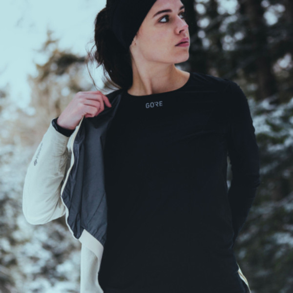 Gore Wear M WINDSTOPPER® Base Layer Thermo Long Sleeve Shirt Womens Black