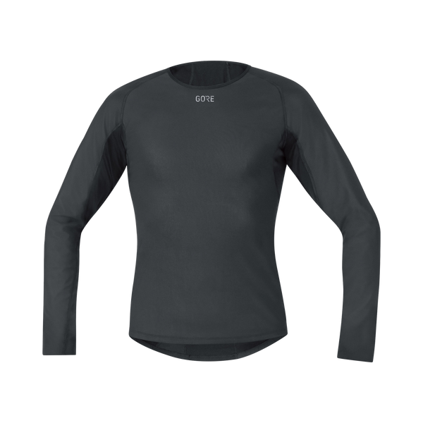 gore wear M WINDSTOPPER® Base Layer Thermo Long Sleeve Shirt Mens Black