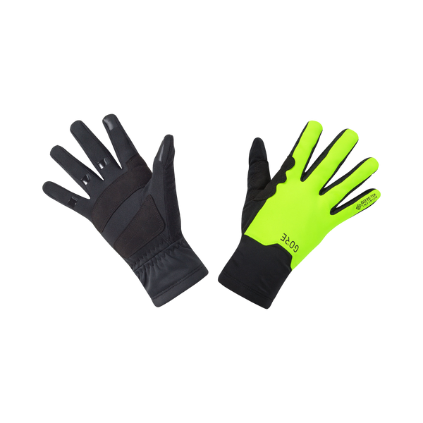 gore wear M WINDSTOPPER® Mid Gloves Black/Neon Yellow
