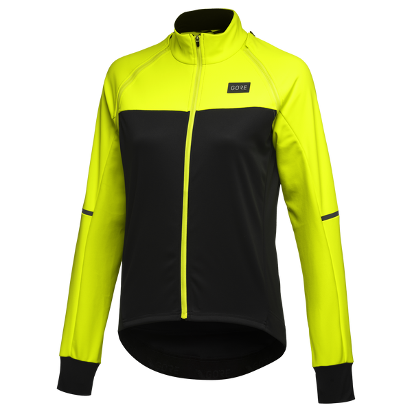 Gore Wear Phantom WINDSTOPPER® Jacket Womens Black/Neon Yellow