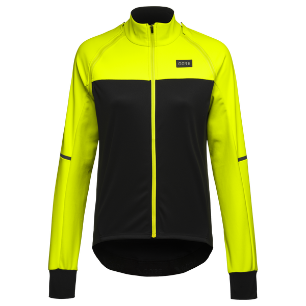 gore wear Phantom WINDSTOPPER® Jacket Womens Black/Neon Yellow