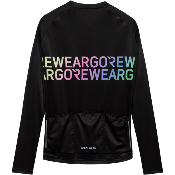 Gore Wear SPINSHIFT Logo Long Sleeve Jersey Mens Black/Multicolor