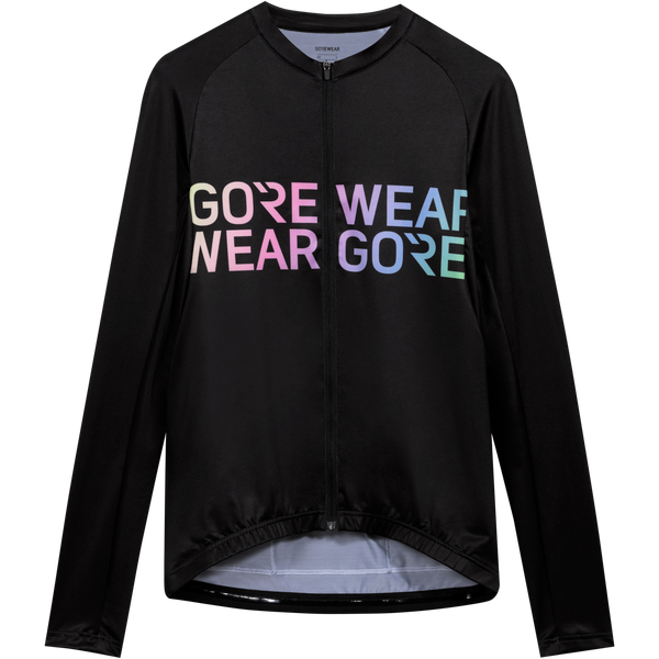 gore wear SPINSHIFT Logo Long Sleeve Jersey Mens Black/Multicolor