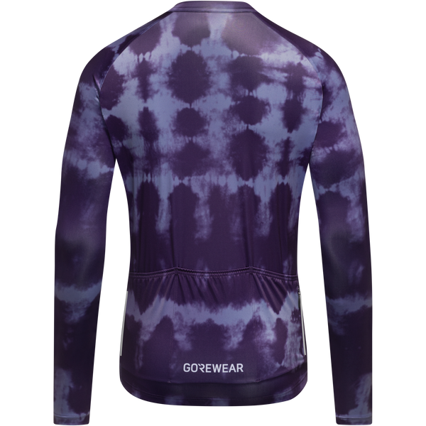 gore Wear SPINSHIFT Long Sleeve Jersey Mens Amethyst Grey/Purple Indigo