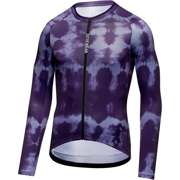 gore Wear SPINSHIFT Long Sleeve Jersey Mens Amethyst Grey/Purple Indigo
