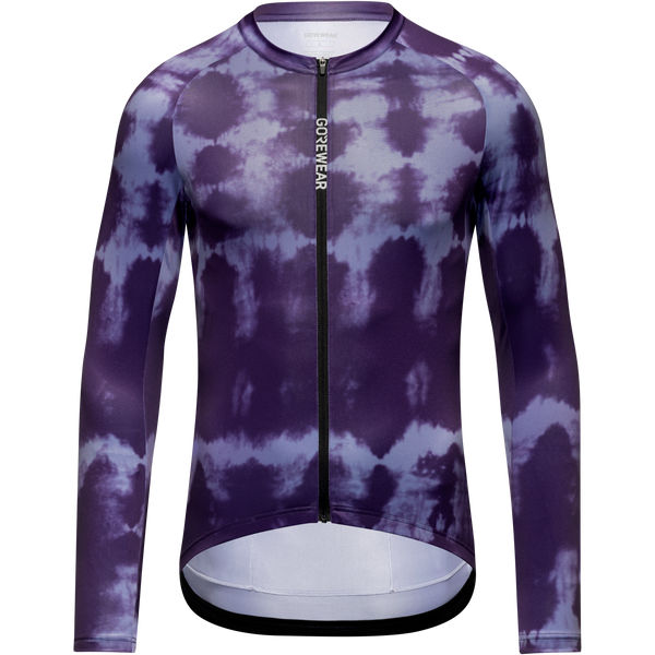 gore wear SPINSHIFT Long Sleeve Jersey Mens Amethyst Grey/Purple Indigo