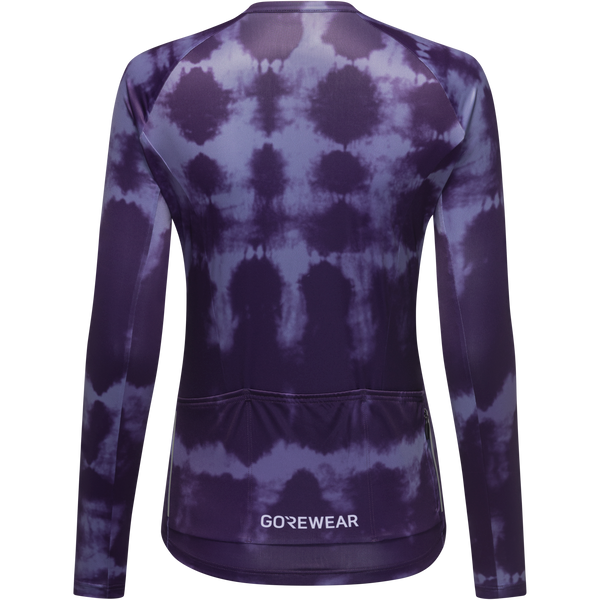 Gore Wear SPINSHIFT Long Sleeve Jersey Womens Amethyst Grey/Purple Indigo