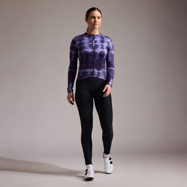 Gore Wear SPINSHIFT Long Sleeve Jersey Womens Amethyst Grey/Purple Indigo