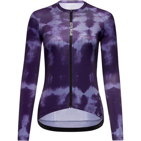 gore wear SPINSHIFT Long Sleeve Jersey Womens Amethyst Grey/Purple Indigo