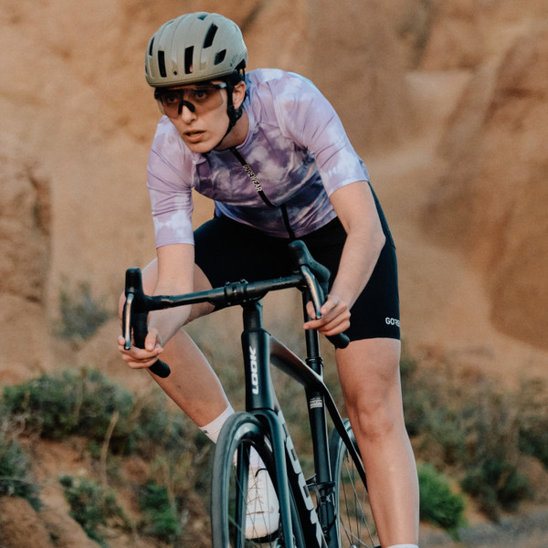 Gore Wear SPINSHIFT Shibori Jersey Womens Utility Brown/Tech Beige