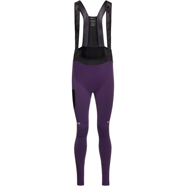 gore wear SPINSHIFT Thermo Bib Tights+ Mens Purple Indigo